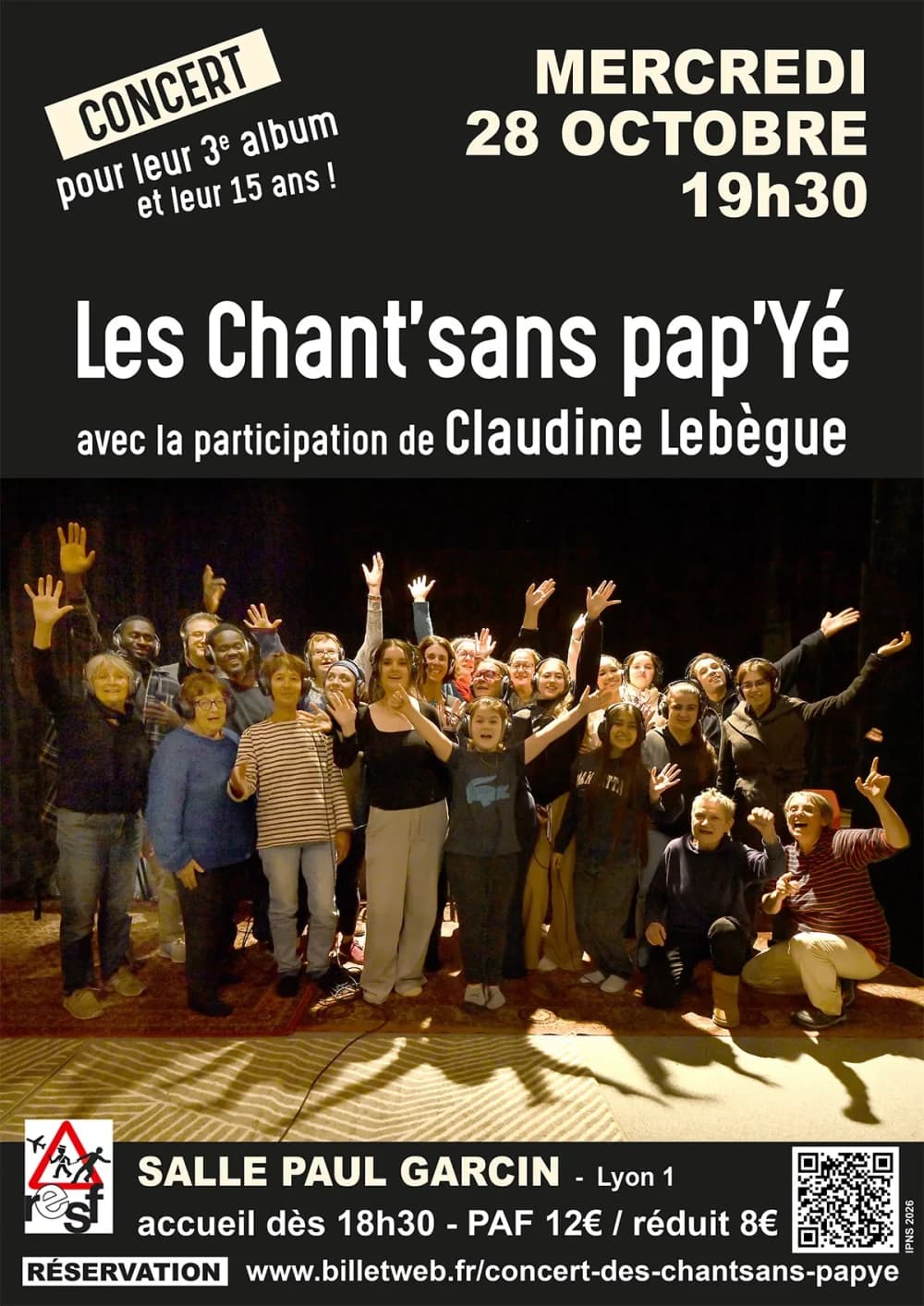 Les Chant'sanspap'yé montent sur scène le 28 ocobre 2026